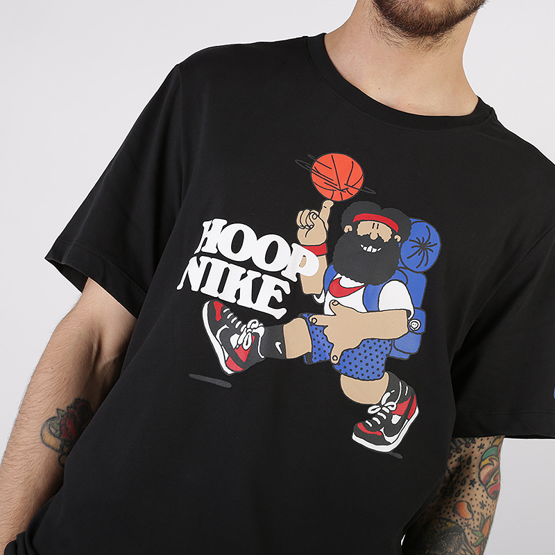 мужская черная футболка Nike T-shirt Basketball Backpack BV8261-010 - цена, описание, фото 2
